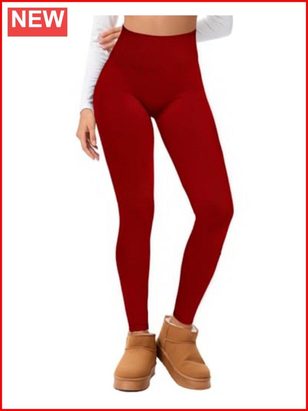 Seamless Fleece Lined Leggings High Waist Tummy Control Yoga Warm Winter Pants